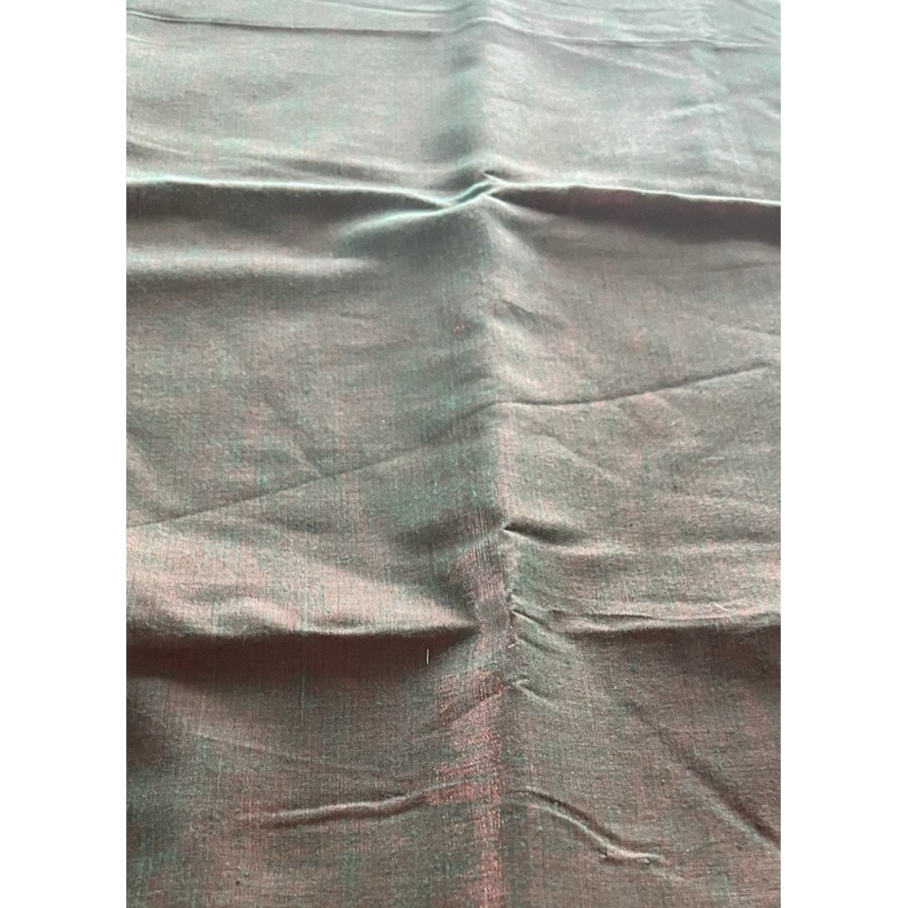 Quilt Craft Fabric Silky Iridescent Red Green Shine Material 46 x 38 DIY Project
